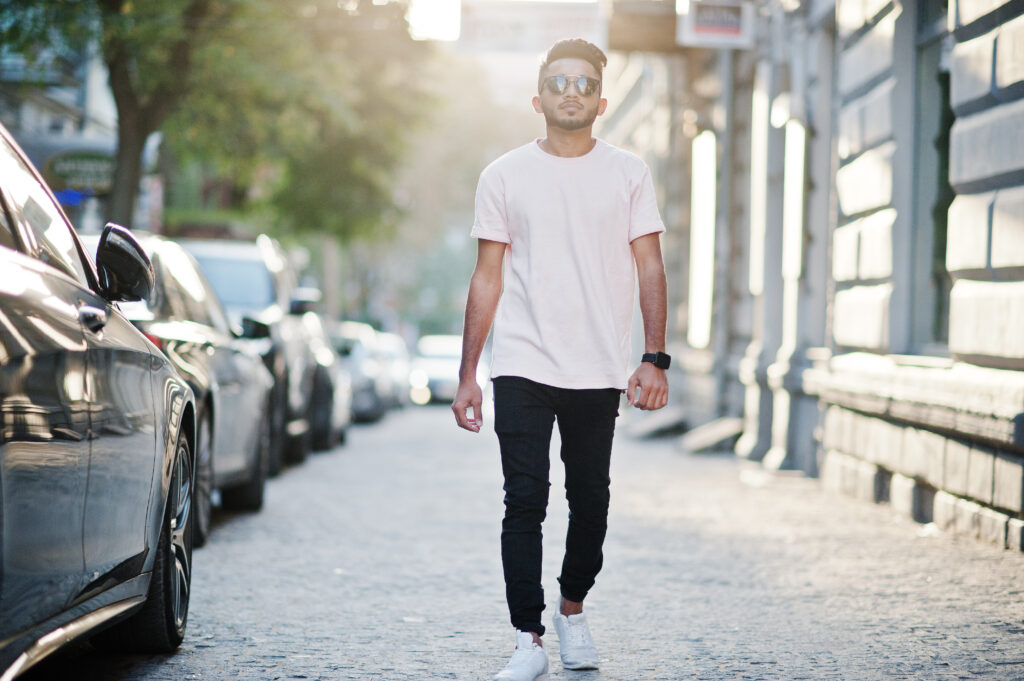 Stylish indian beard man